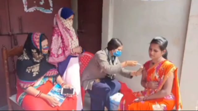 हर घर दस्तक के तहत 2000 लोगों को दी गई COVID-19 की वैक्सीन
