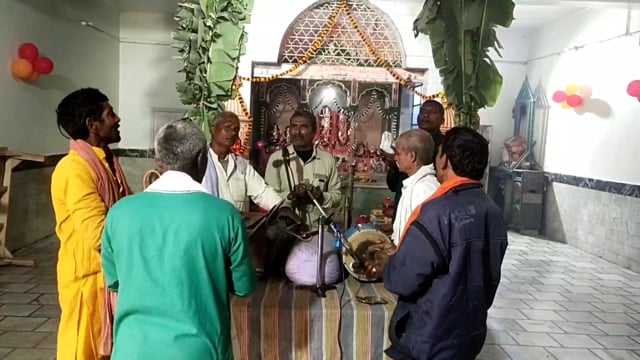 लखीसराय बड़ी दुर्गा स्थान परिसर में बजरंगबली की मूर्ति की गई प्राण प्रतिष्ठा और 24घंटे का अखंड रामधुनी का किया गया आयोजन