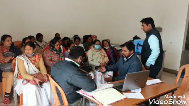 मेसकौर पीएचसी में टेलीमेडिसिन से उपचार हेतु प्रभारीने सभी कार्यरत ANM के साथ की समीक्षात्मक बैठक