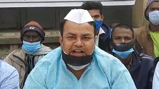 जिला युवा कांग्रेस अध्यक्ष मो शम्स शहनवाज।