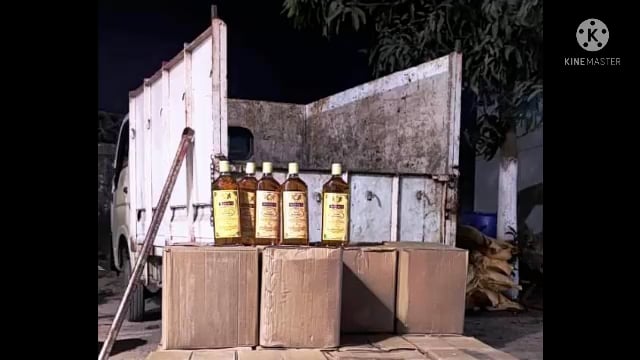 नारदीगंज पुलिस को मिली बड़ी कामयाबी 49 कार्टून अंग्रेजी शराब किया बरामद, तस्कर फरार