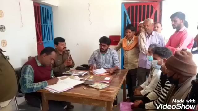 थाना परिसर मेसकौर में अंचलाधिकारी और थानाध्यक्ष ने किया जनता दरवार का आयोजन,दो मामलो का हुआ निष्पादन