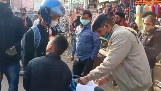 एसपी के निर्देश के बाद चले अभियान के तहत ₹27200 जुर्माना वसूला गया।