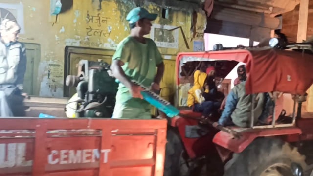 सिरदला में संत रविदास का प्रतिमा का किया गया विसर्जन