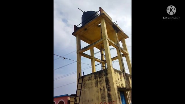 उत्तरी कोझी वार्ड 5  का जल मीनार बना शोभा की वस्तु