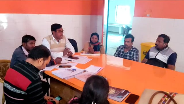 तीन दिवसीय प्लस पोलियों अभियान को ले दिया गया प्रशिक्षण