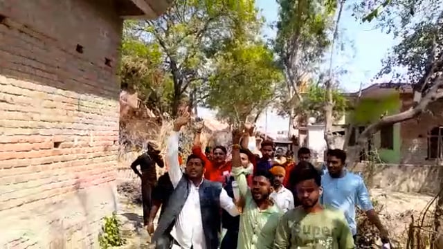 रामपुर खास २४४: भाजपा कार्यकर्ताओं मे उत्साह और उमंग, मोदी, योगी, छोटे सरकार जिंदाबाद के लगे नारे तख्त बदल दो ताज बदल दो