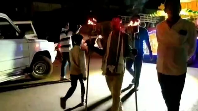 किरन्दुल में श्री श्री बालाजी भगवान जी की निकाली गई भव्य शोभायात्रा