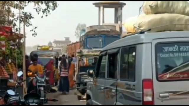 एनएच 104 पर जाम की वजह से पैदल चलना भी हुआ मुहाल