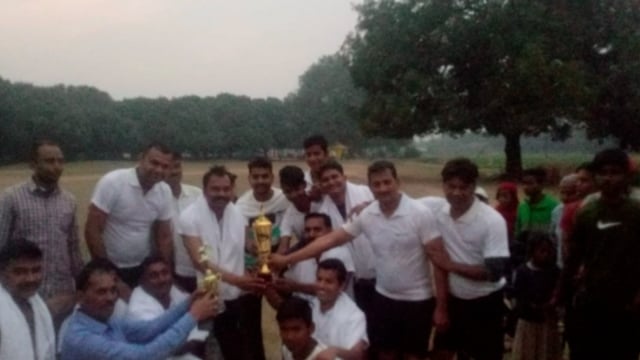 पुलिस सप्ताह दिवस के अवसर पर फुटबॉल मैच का किया गया आयोजन l