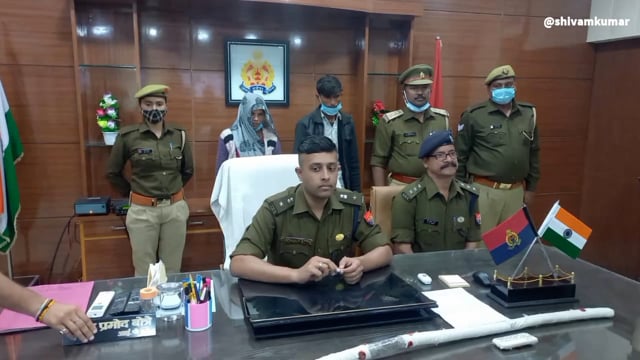 कासगंज: सात दिन पूर्व हुई हत्या का एसपी ने किया खुलासा,पत्नी सहित दो आरोपी गिरफ्तार
