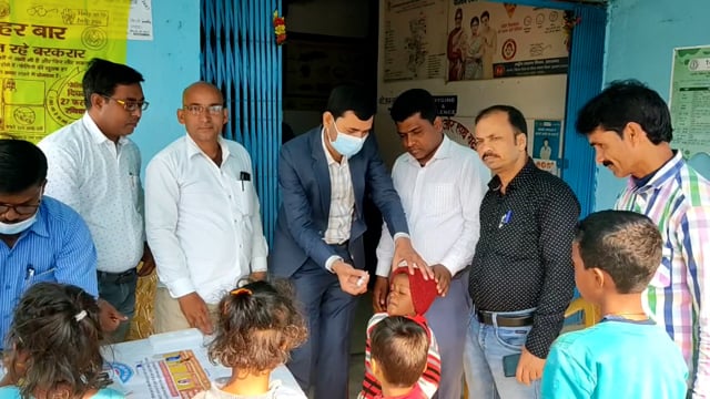 प्लस पोलियो अभियान का किया गया शुभारंभ