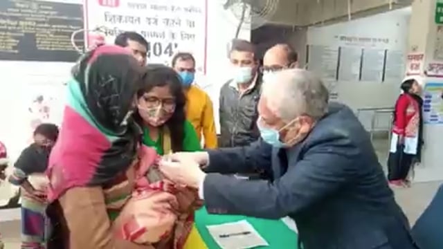 शेखपुरा में आज से पोलियो उन्मूलन अभियान की हुई शुरुआत।
