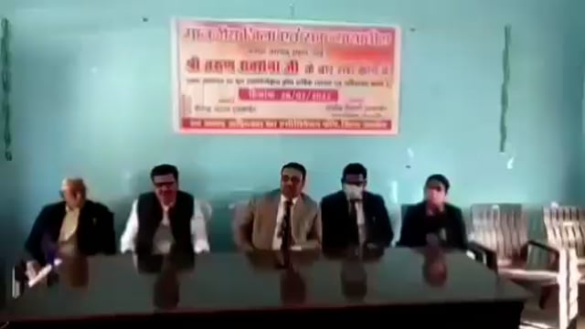 जालौन,कोंच:-जनपद न्यायाधीश के प्रथम नगर आगमन पर हुआ स्वागत समारोह