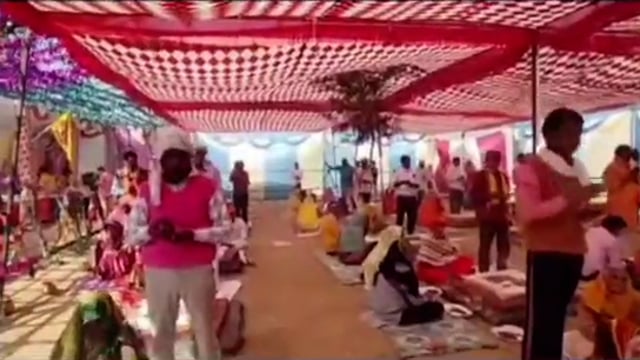 गोंडा जिले के तरबगंज में 108 कुंडीय यज्ञ व हवन पूजन का हुआ आयोजन