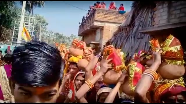 अमरपुर के काशपुर गांव में आज कलश शोभा यात्रा के साथ आरंभ हुआ महारुद्र यज्ञ l
