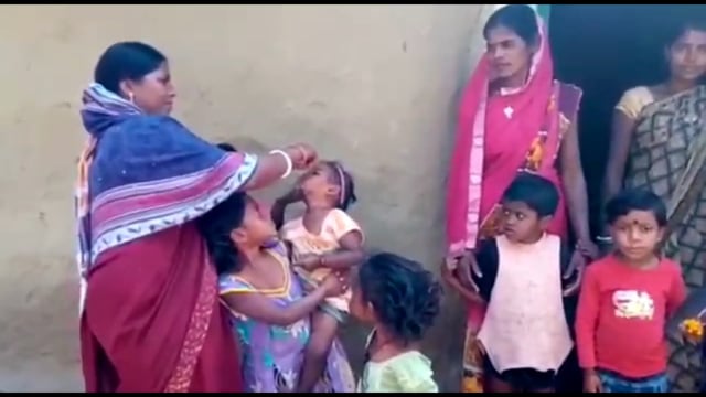 सिरदला में 32268 बच्चों को पिलाया गया पल्स पोलियो की दवा