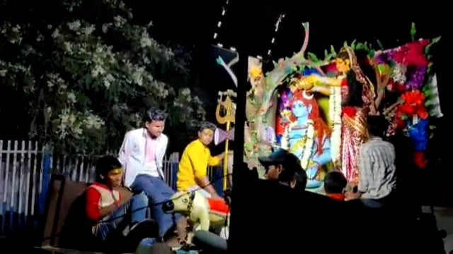 रफीगंज में बड़े ही धूमधाम से विसर्जन की गई भगवान शिव की प्रतिमा।