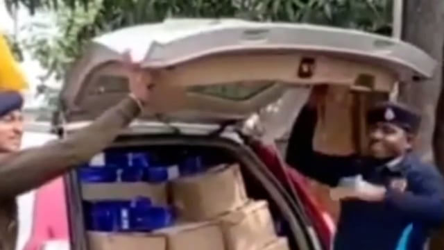 बड़ी मात्रा में शराब बरामद हुआ