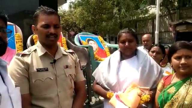 सावित्रीबाई फुले यांच्या लढ्यामुळे महिलांना शिक्षणाची संधी मिळाली;पोलीस उपनिरीक्षक गजानन पाटील यांचे उदगार