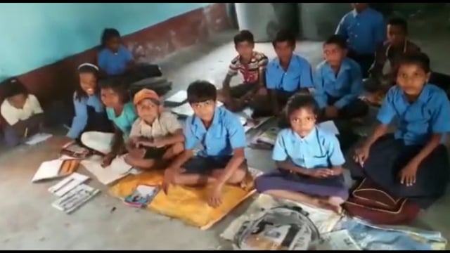 महुगाय के प्राथमिक विद्यालय में बच्चों के स्वास्थ्य का किया गया जांच,एक रेफर