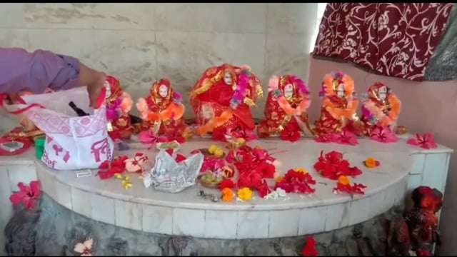 लखीसराय मुंगेर मुख्य मार्ग स्थित रामपुर जगदंबा मंदिर में 72घंटे का अखंड रामाधुनी का हुआ समापन