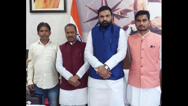 मेसकौर प्रखंड प्रमुख स्वास्थ्य व पंचायती राज मंत्री से पटना में किया मुलाकात, क्षेत्र की समस्याओं से कराया अवगत