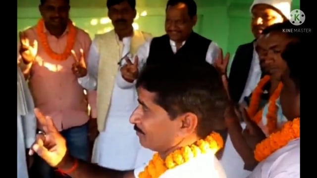 जदयू विधायक ने एनडीए  प्रत्याशी के पक्ष में जनप्रतिनिधियों से मांगा वोट