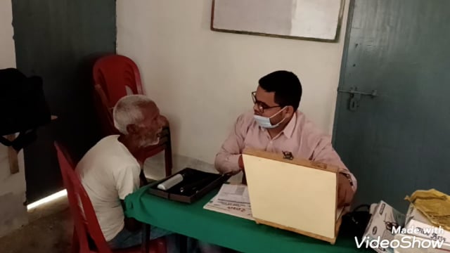 नयन ज्योति आई अस्पताल के डॉक्टरों के द्वारा मेसकौर में किया गया निशुल्क नेत्र जांच शिविर का आयोजन