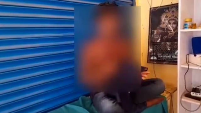 ससुराल आए युवक ने गुस्से में शरीर पर डाला मार, हुआ जख्मी।