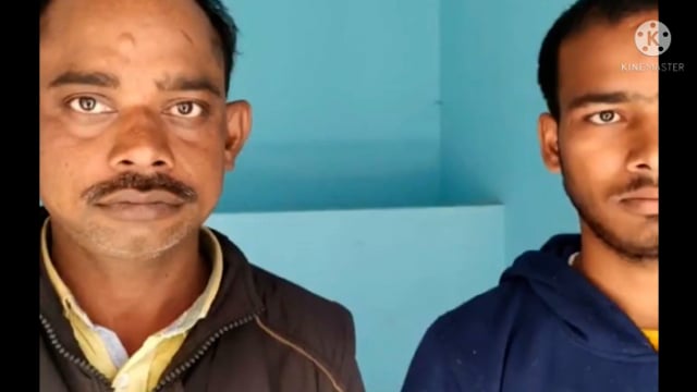 खेसर थाना की पुलिस अवैध बालू लदे ट्रैक्टर के साथ मालिक और चालक को किया है एरेस्ट