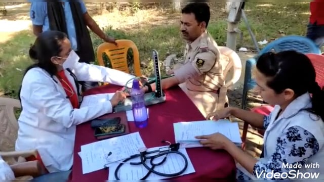 मनोहर मेमोरियल हॉस्पिटल के द्वारा सीतामढ़ी थाना परिसर में किया गया निशुल्क जांच शिविर का आयोजन