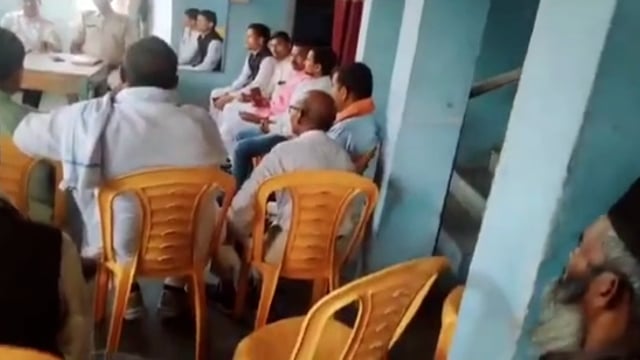 रफीगंज के कसमा थाना में किया गया शांति समिति की बैठक