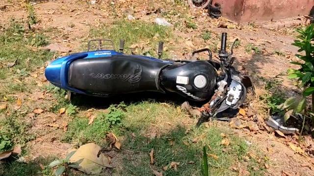 टेम्पो बाइक के टक्कर में बाइक सवार गम्भीर रूप से हुआ जख्मी