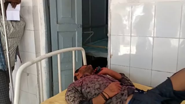 महूलान मोड़ के पास स्कॉर्पियो बाइक को मारी टक्कर, बाइक चालक जख्मी#axident 