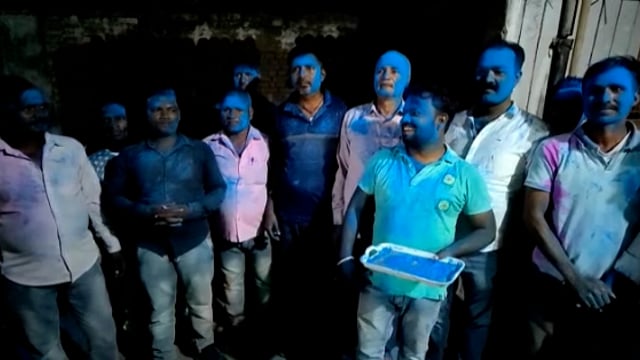 जमूआइन में उप मुखिया के नेतृत्व में होली मिलन समारोह का हुआ आयोजन 