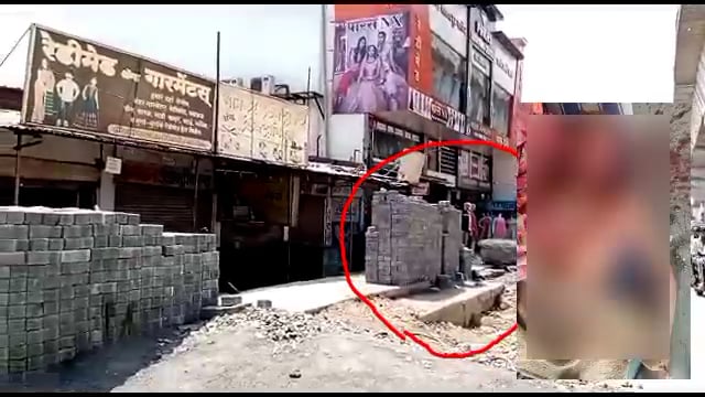पारडी  चौकात मजुराची विटाने  ठेचून हत्या