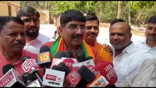 बलरामपुर गोंडा जिले से बीजेपी एमएलसी प्रत्याशी ने किया नामांकन नामांकन,अखिलेश यादव पर बोला हमला।