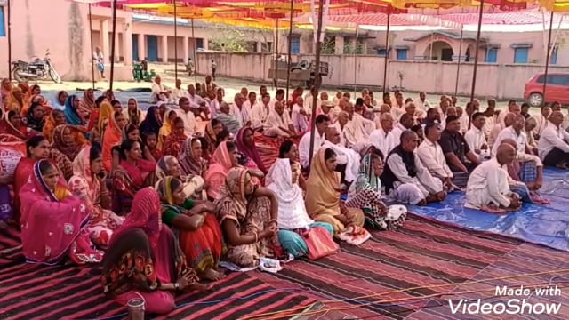 मेसकौर के मध्य विद्यालय परिसर में प्रखंड स्तरीय संतमत सत्संग की हुई शुरुआत, श्रद्धालुओं की उमड़ी भीड़