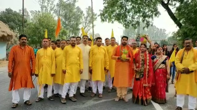 मां मथुरासिनी पूजा को लेकर ताराटांड़ में निकली भव्य कलशयात्रा