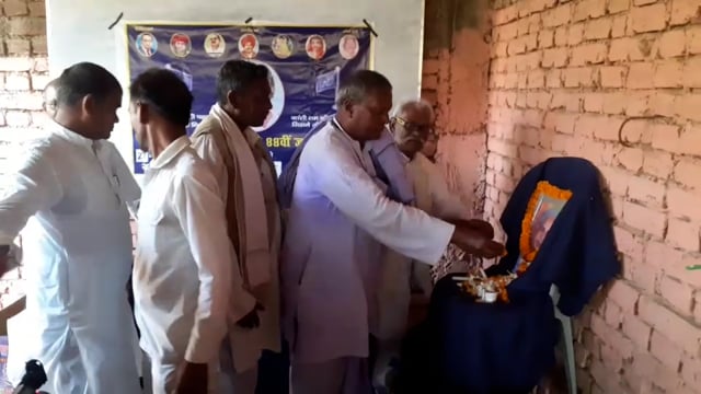हसपुरा में बसपा संस्थापक की जयंती पखवारा के रूप में मनाया गया,जीप प्रतिनिधि ने दलितों का मसीहा बताया 