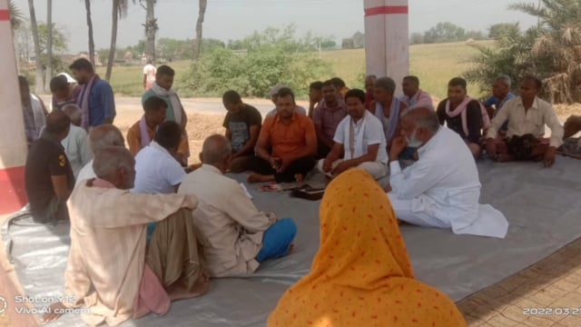 चानन  : भंडार गांव में चैती दुर्गा पूजा को लेकर पूजा समिति ने किया बैठक। 