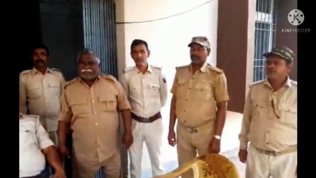 थाना पर चौकीदार दफादार परेड का आयोजन