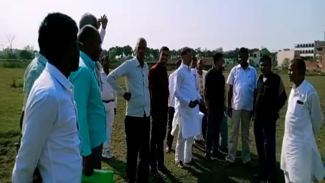 हिलसा में मुख्यमंत्री आगमन को ले जदयू विधायक ने समारोह स्थल का किया निरीक्षण