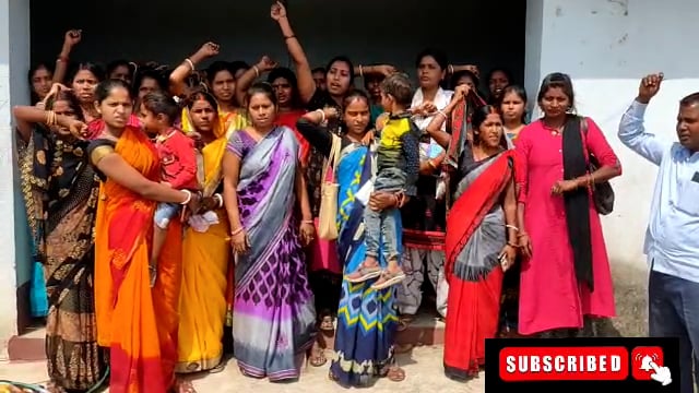 पोषण सखियों ने CM का फूंका पुतला