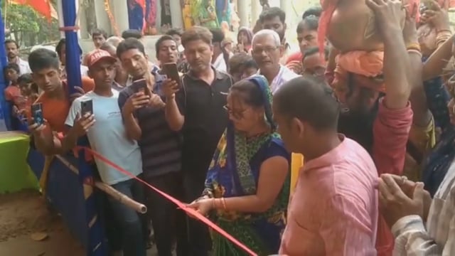 झंझारपुर के बलभद्रपुर में शुरू हुआ मासिक संकीर्तन, निकाला गया कलश यात्रा