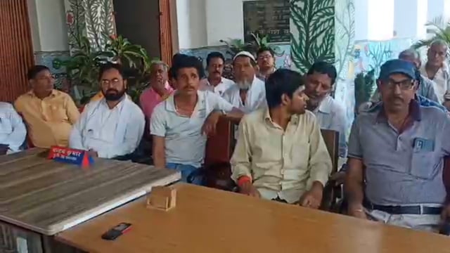 रामनवमी एवं चेत्र नवरात्र को लेकर थाना परिसर में शांति समिति की किया गया बैठक