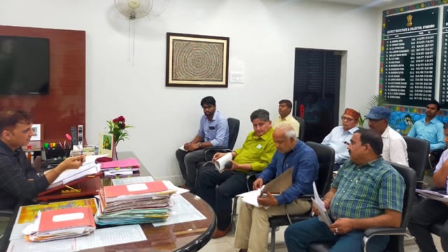 जिला अधिकारी की अध्यक्षता में जिला कृषि टास्क फोर्स की बैठक आयोजित।