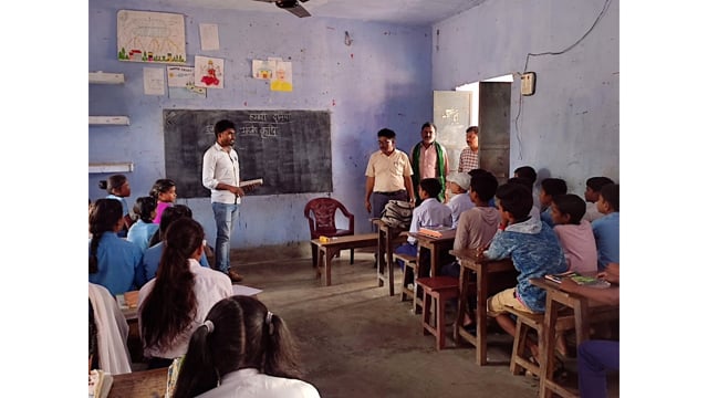 पदाधिकारियों ने लिया जायजा