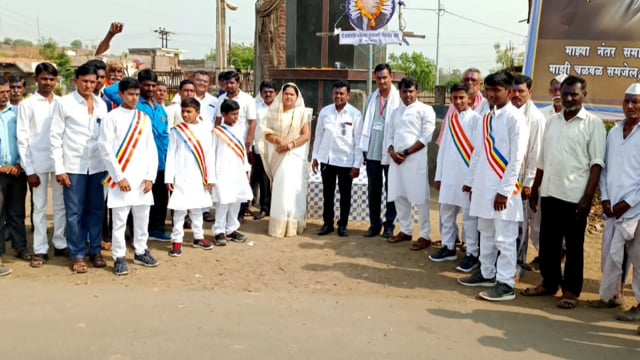 नागलगाव येथे डॉ बाबासाहेब आंबेडकर यांची १३१ वि जयंती साजरी